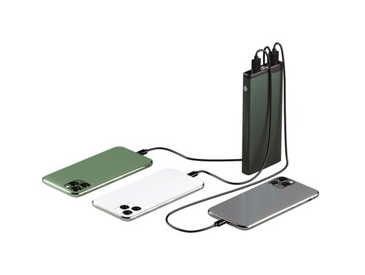 Внешний аккумулятор OLMIO QL-10, 10000mAh, gray